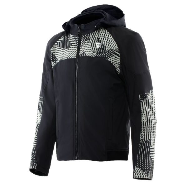 Sudadera Dainese SOFT SHELL TEX BLACK MOSS GRAY