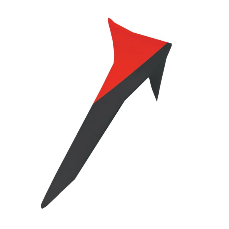 Supertech R10 Element Standard Spoiler Negro Carb Rojo Brillante Blanco