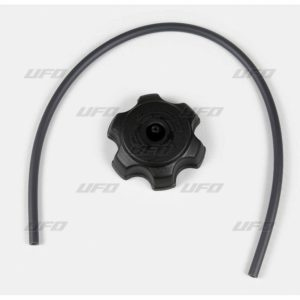 Tapón depósito UFO negro tipo Honda CR