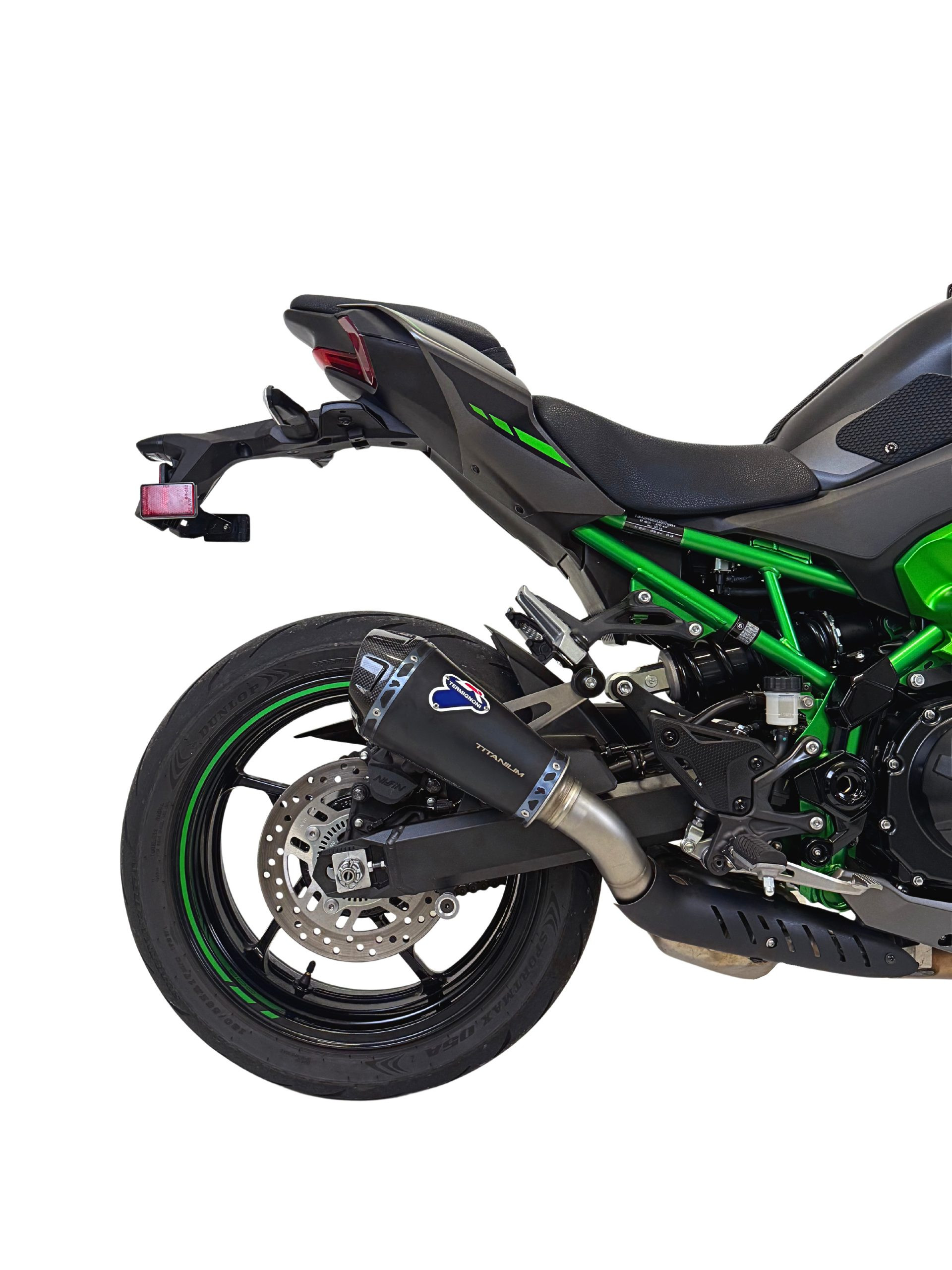Termignoni Silenciador HEB Titanio Negro con Tapa en Carbono Kawasaki Z900 2024-26