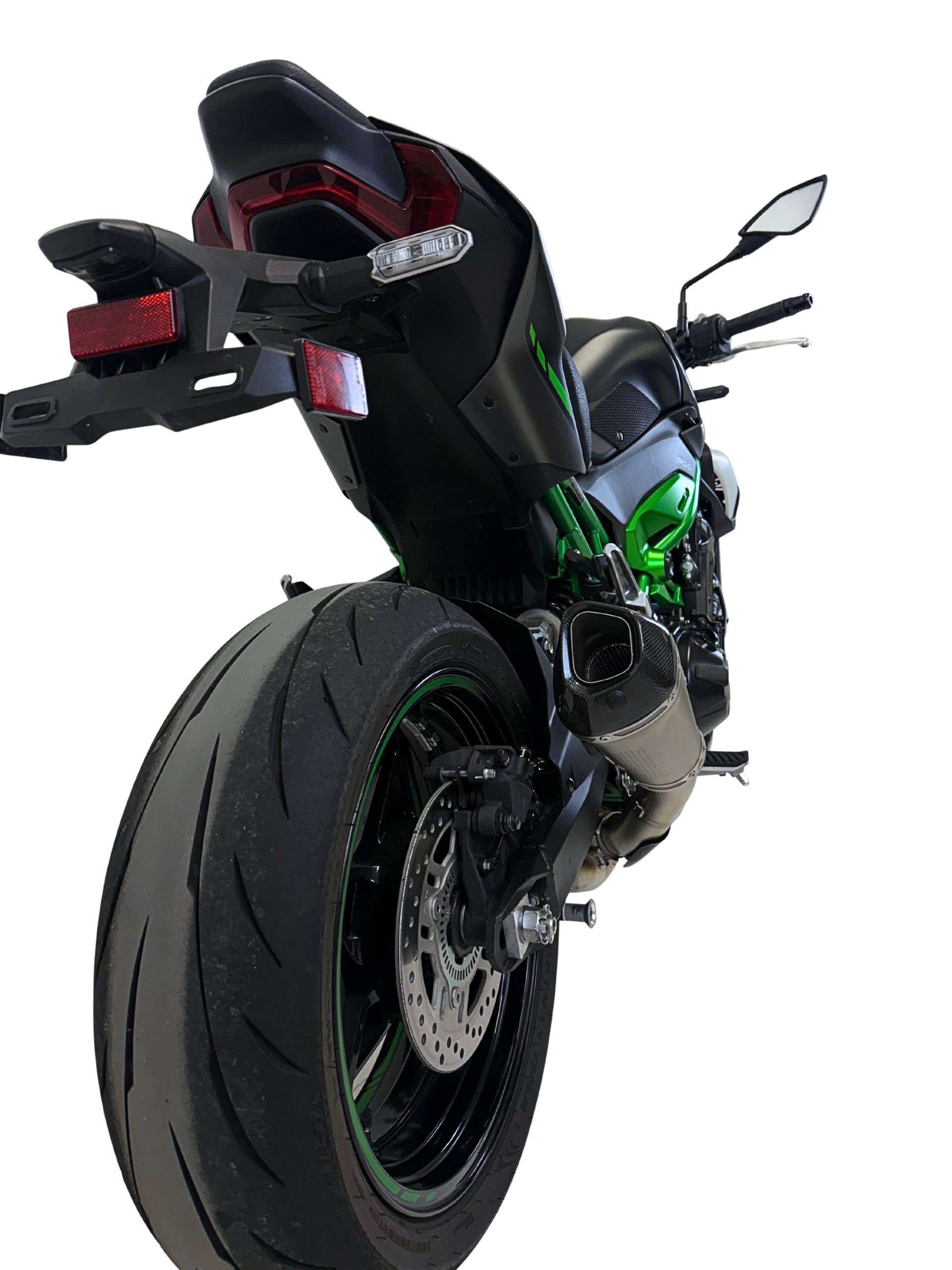Termignoni Silenciador Relevance Titanio con Tapa en Carbono Kawasaki Z900 2024-26