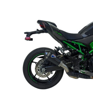 Termignoni Silenciador Relevance Titanio Negro con Tapa en Carbono Kawasaki Z900 2024-26