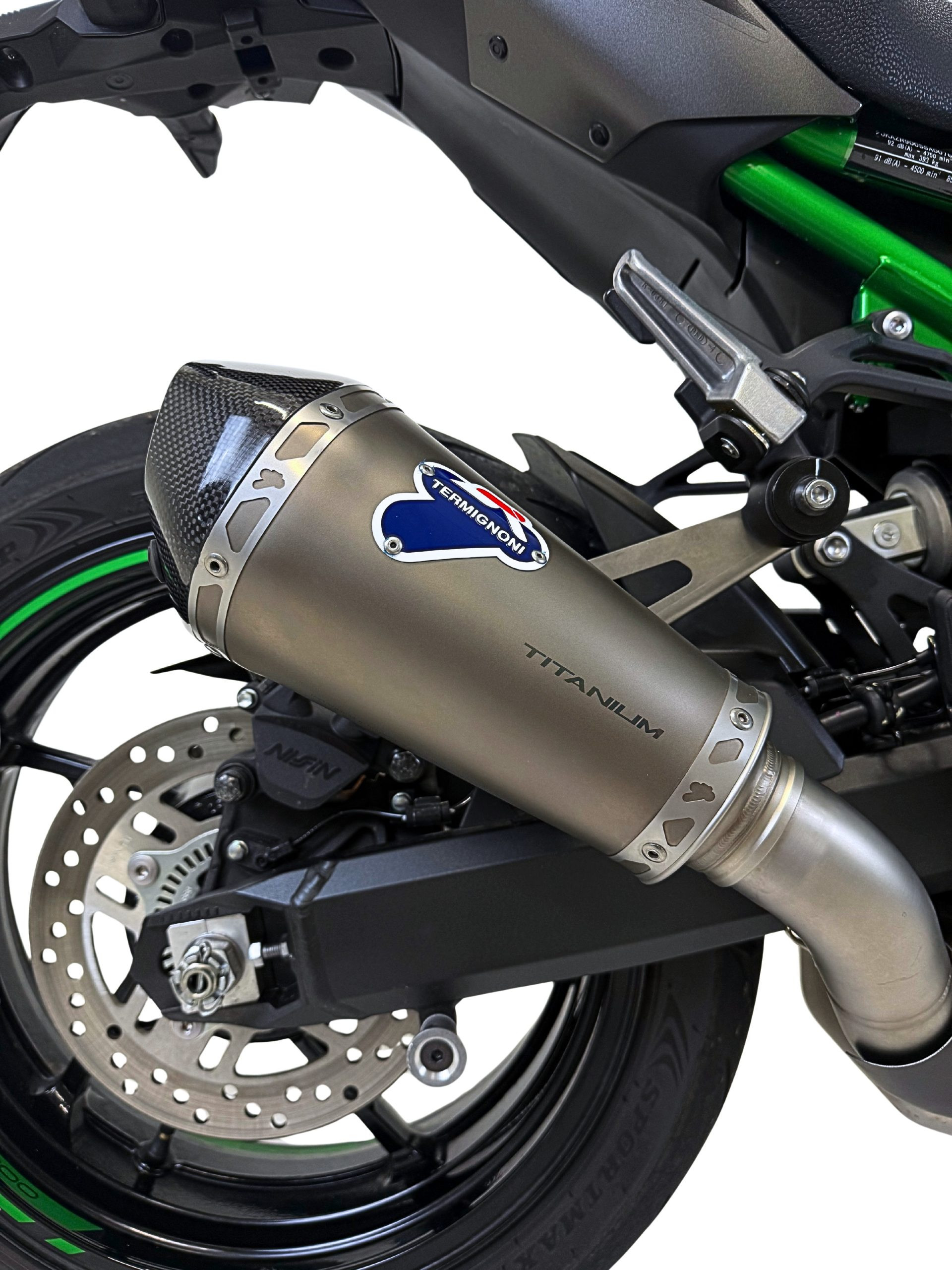 Termignoni Silenciador Titanio + Protector de Calor Kawasaki Z900 2024-26