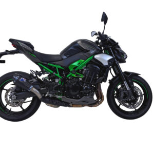 Termignoni Silenciador HEB Titanio Negro con Tapa en Carbono Kawasaki Z900 2024-26