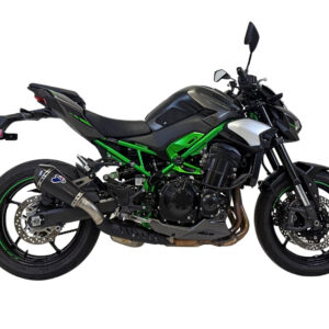 Termignoni Silenciador Negro Titanio + Protector de Calor Kawasaki Z900 2024-26