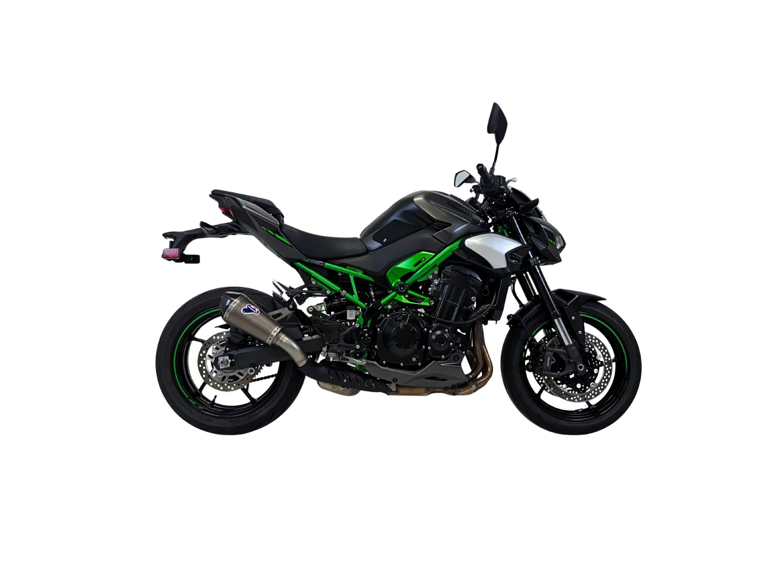 Termignoni Silenciador Relevance Titanio con Tapa en Carbono Kawasaki Z900 2024-26