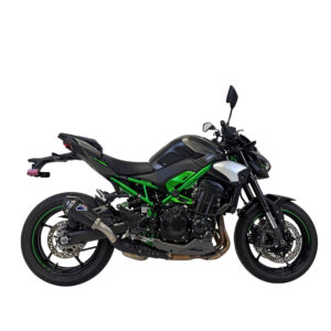 Termignoni Silenciador Relevance Titanio Negro con Tapa en Carbono Kawasaki Z900 2024-26
