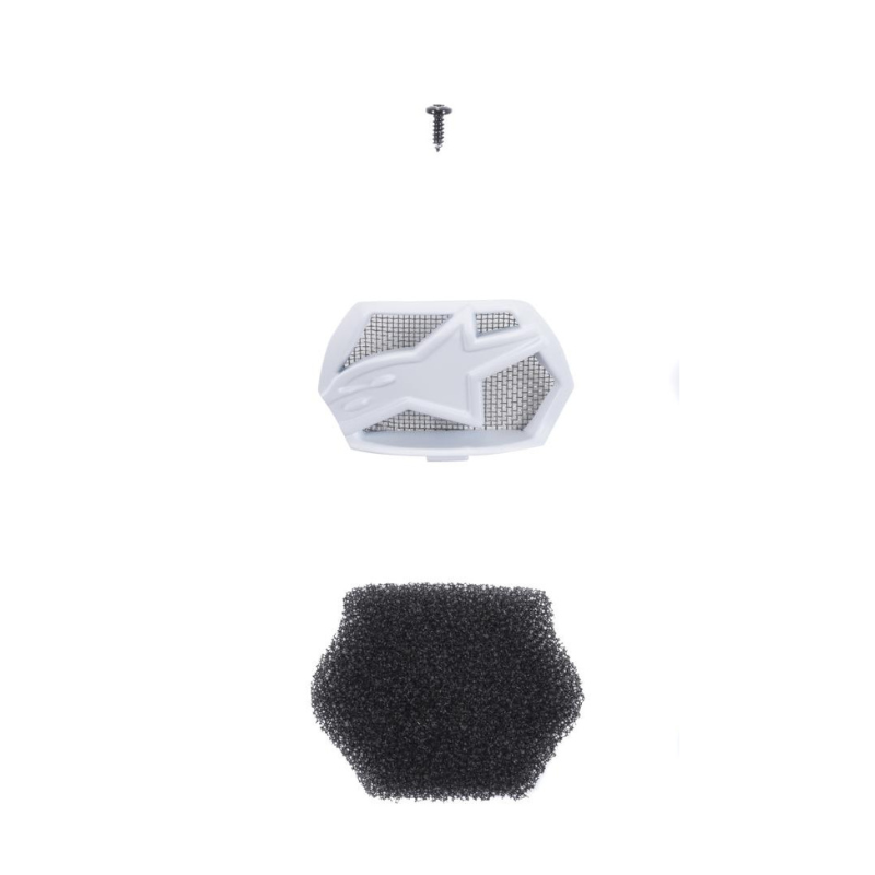 VENTILACIÓN DE BARBILLA S-M10/S-M8 WHITE GLOSSY