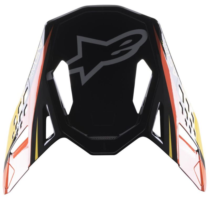 VISERA S-M10 - CARBON META2 BLACK YELLOW ORANGE GLOSSY