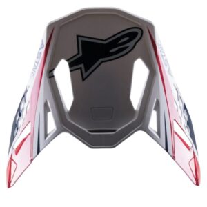 VISERA S-M10 - CARBON META2 WHITE RED BLUE GLOSSY