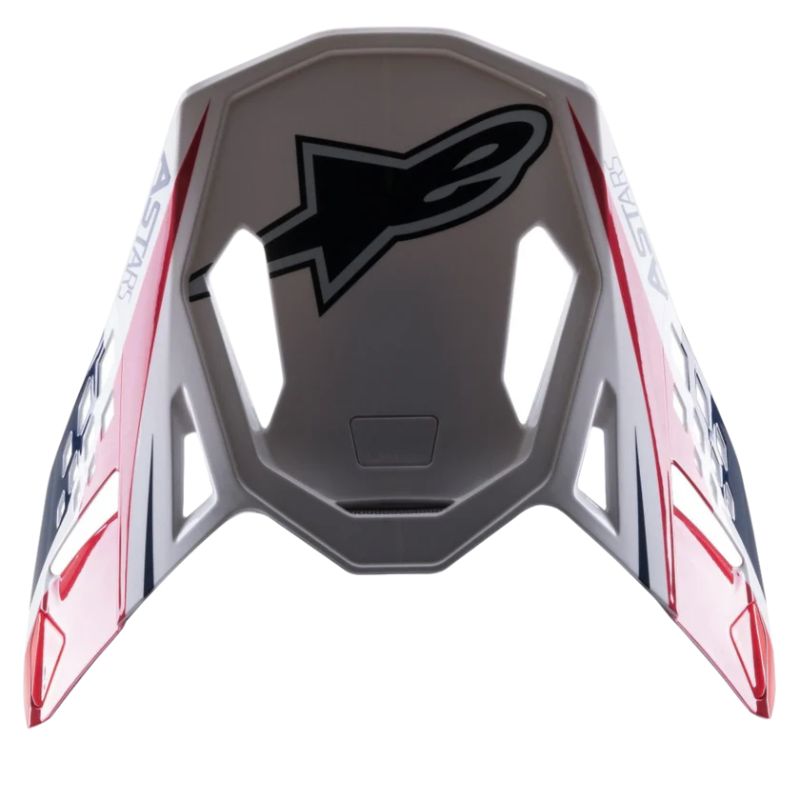 VISERA S-M10 - CARBON META2 WHITE RED BLUE GLOSSY