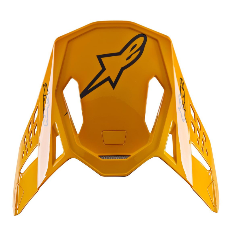 VISERA S-M10 DYNO BLACK YELLOW GLOSSY