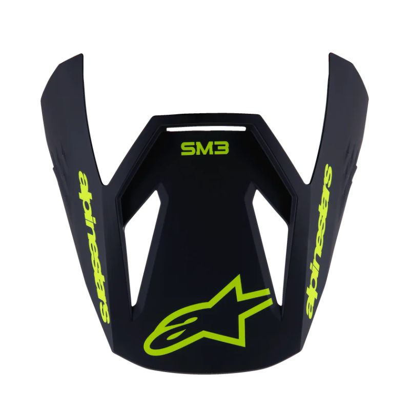 VISERA S-M3 YOUTH RADIUM ECE-06 BLACK YELLOW FLUO GLOSSY