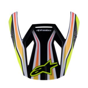 VISERA S-M3 YOUTH WURX ECE-06  BLACK YELLOW FL BLUE RED GL