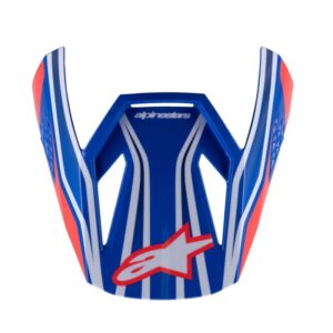VISERA S-M3 YOUTH WURX ECE-06  BLUE RED WHITE BLACK GL
