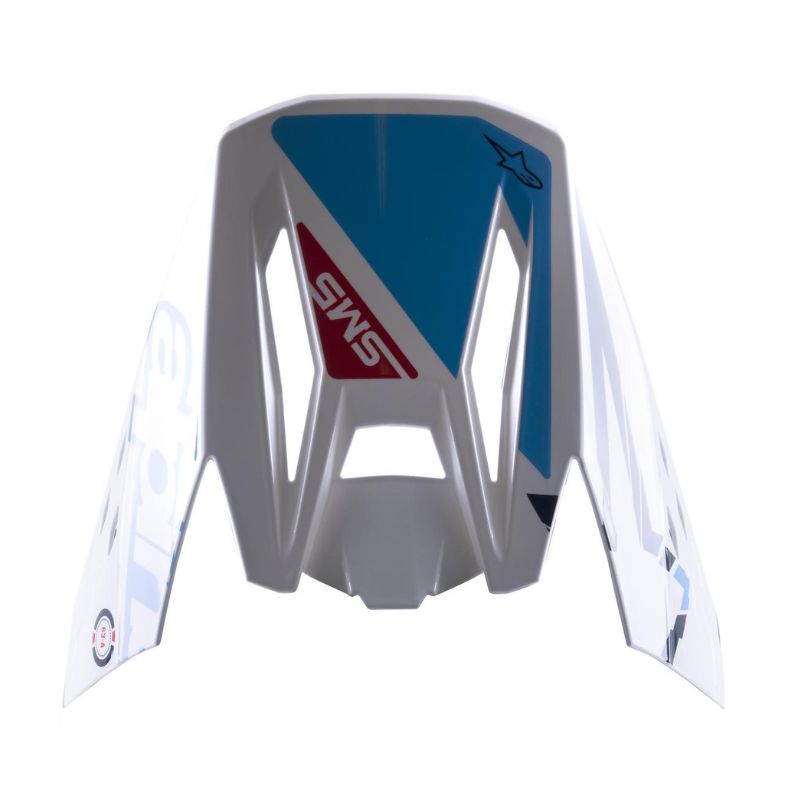 VISERA S-M5 ACTION WHITE CYAN DARK BLUE GLOSSY