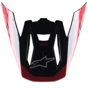 VISERA S-M5 BEAM BLACK RED GLOSSY