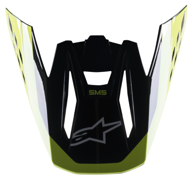 VISERA S-M5 BEAM BLACK YELLOW FLUO GLOSSY