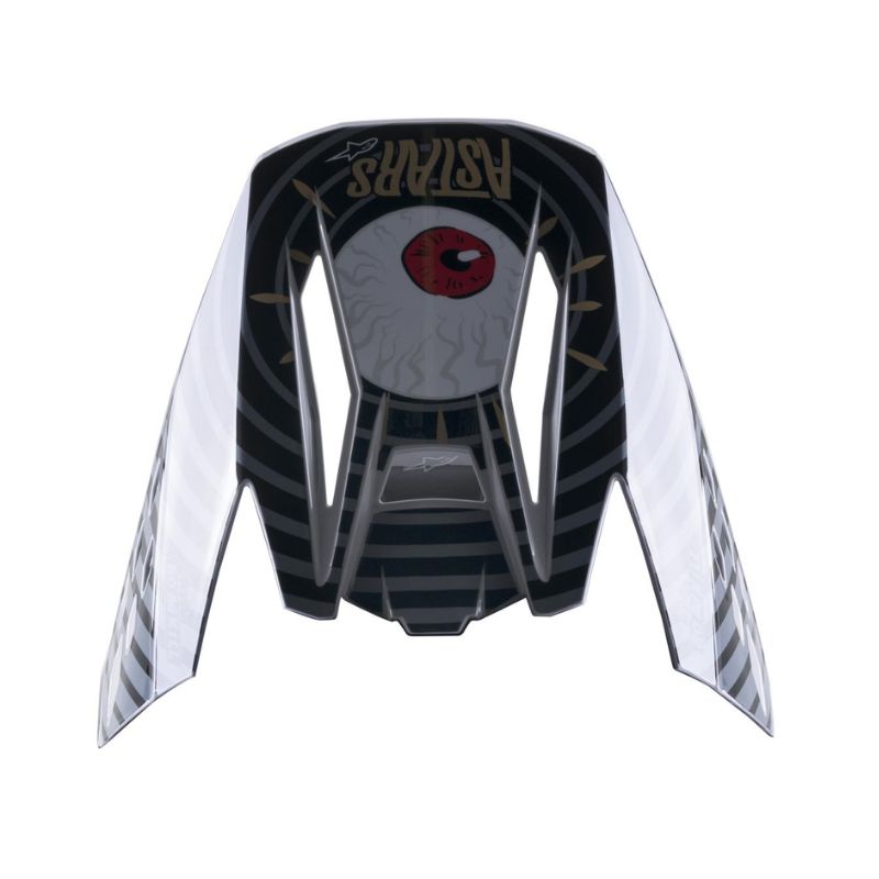 VISERA S-M5 SOLAR FLARE BLACK GRAY GOLD GLOSSY
