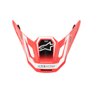 VISERA S-M7 DEED ECE06 RED BLACK WHITE GLOSSY