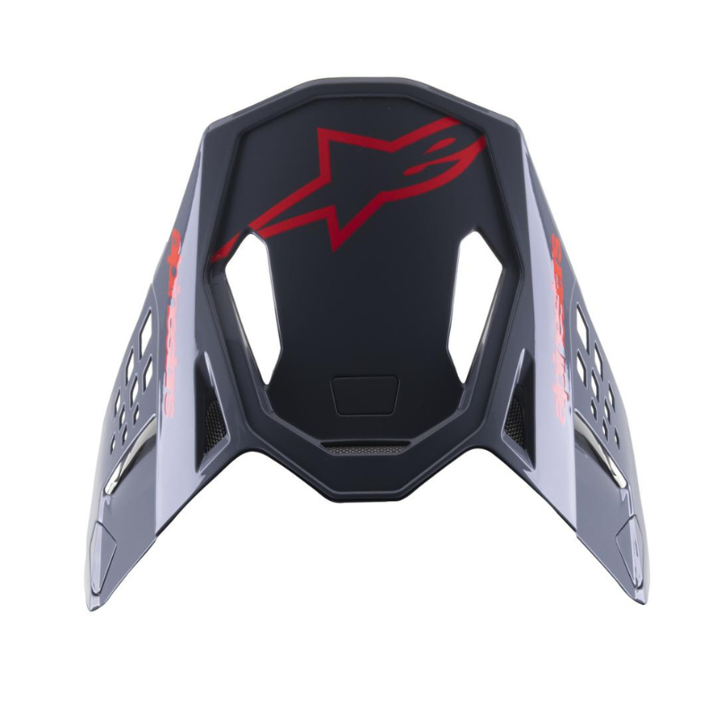 VISERA S-M8 RADIUM 2 BLACK NEON RED GLOSSY