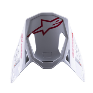 VISERA S-M8 RADIUM 2 BRIGHT RED WHITE GLOSSY