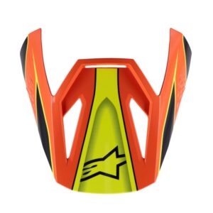 VISERA VISERA  S-M3 YOUTH  FRAY ECE-06 BLACK ORANGE YELLOW FL G