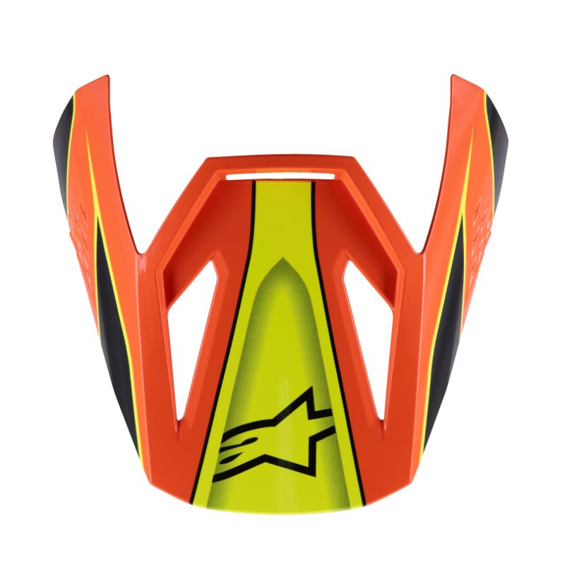 VISERA VISERA S-M3 YOUTH FRAY ECE-06 BLACK ORANGE YELLOW FL G