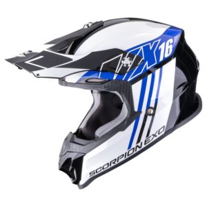 Casco Scorpion VX-16 EVO AIR LIGNES Black-Blue