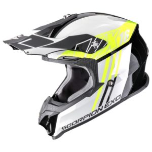 Casco Scorpion VX-16 EVO AIR LIGNES Black-Neon Yellow