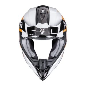 Casco Scorpion VX-16 EVO AIR LIGNES Black-Orange