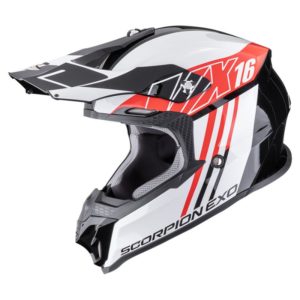 Casco Scorpion VX-16 EVO AIR LIGNES Black-Red