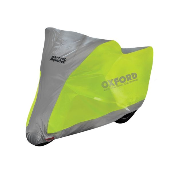 FUNDA MOTO OXFORD AQUATEX FLUORESCENTE T-XL CV223